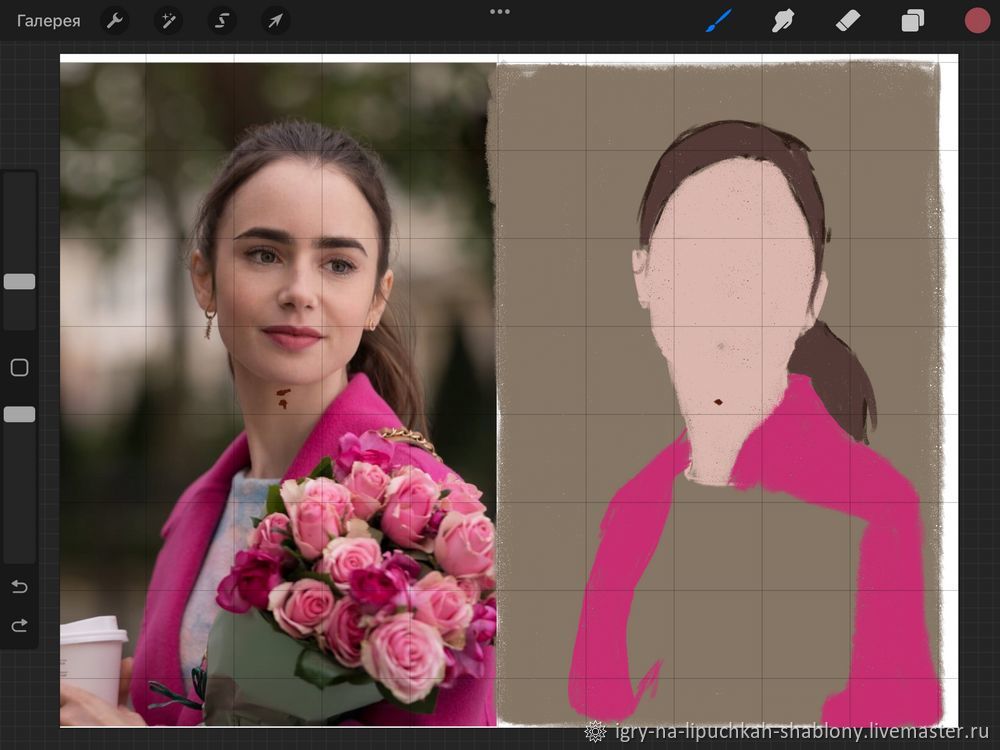 Фото-туториал создание цифровой иллюстрации «Эмили», фото № 2
