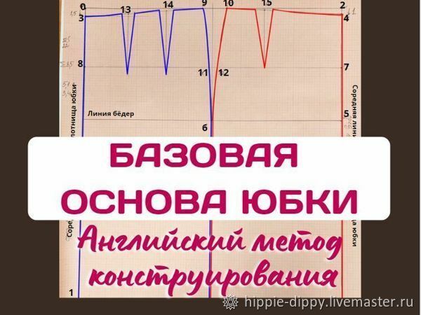 Выкройка основы юбки. Мастер-класс, фото № 1