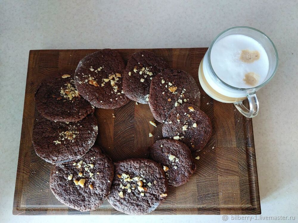 Шоколадное печенье, мягкое внутри и немного хрустящее снаружи! Нереально вкусно, фото № 1