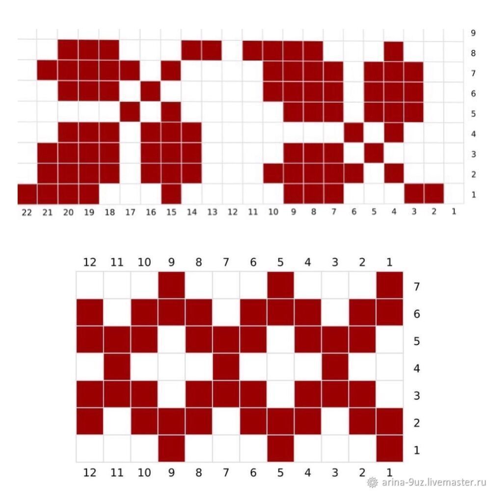 Простые схемы жаккарда, фото № 4