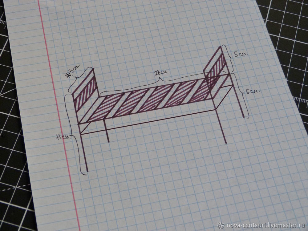Создаем кровать для кукол, фото № 1