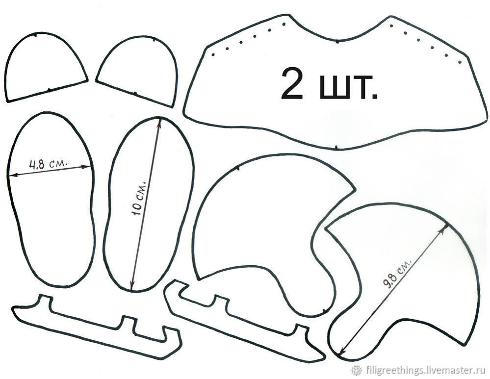 Делаем с ребёнком новогоднее украшение на спортивную тему, фото № 2